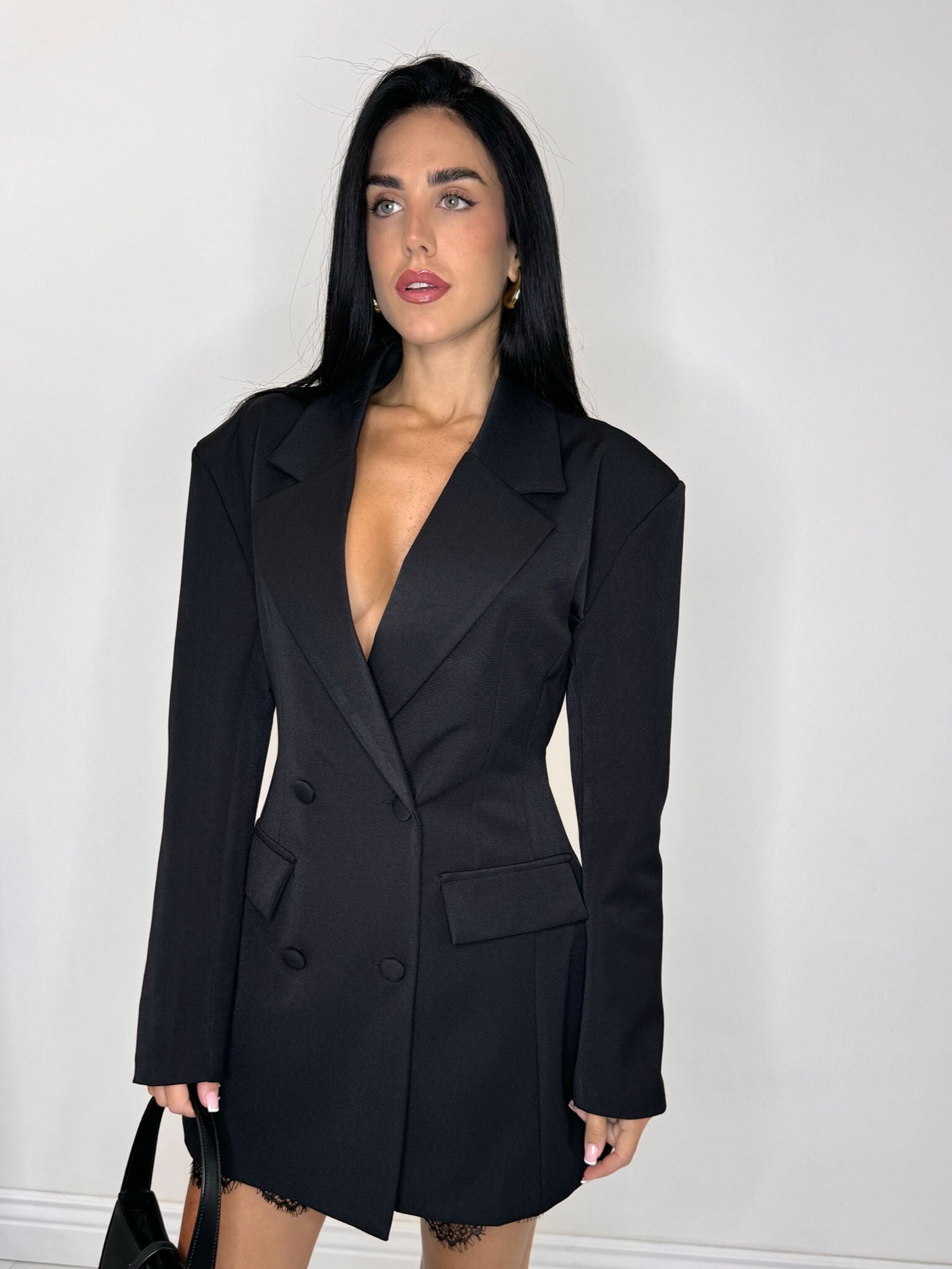Blazer dress essence nero