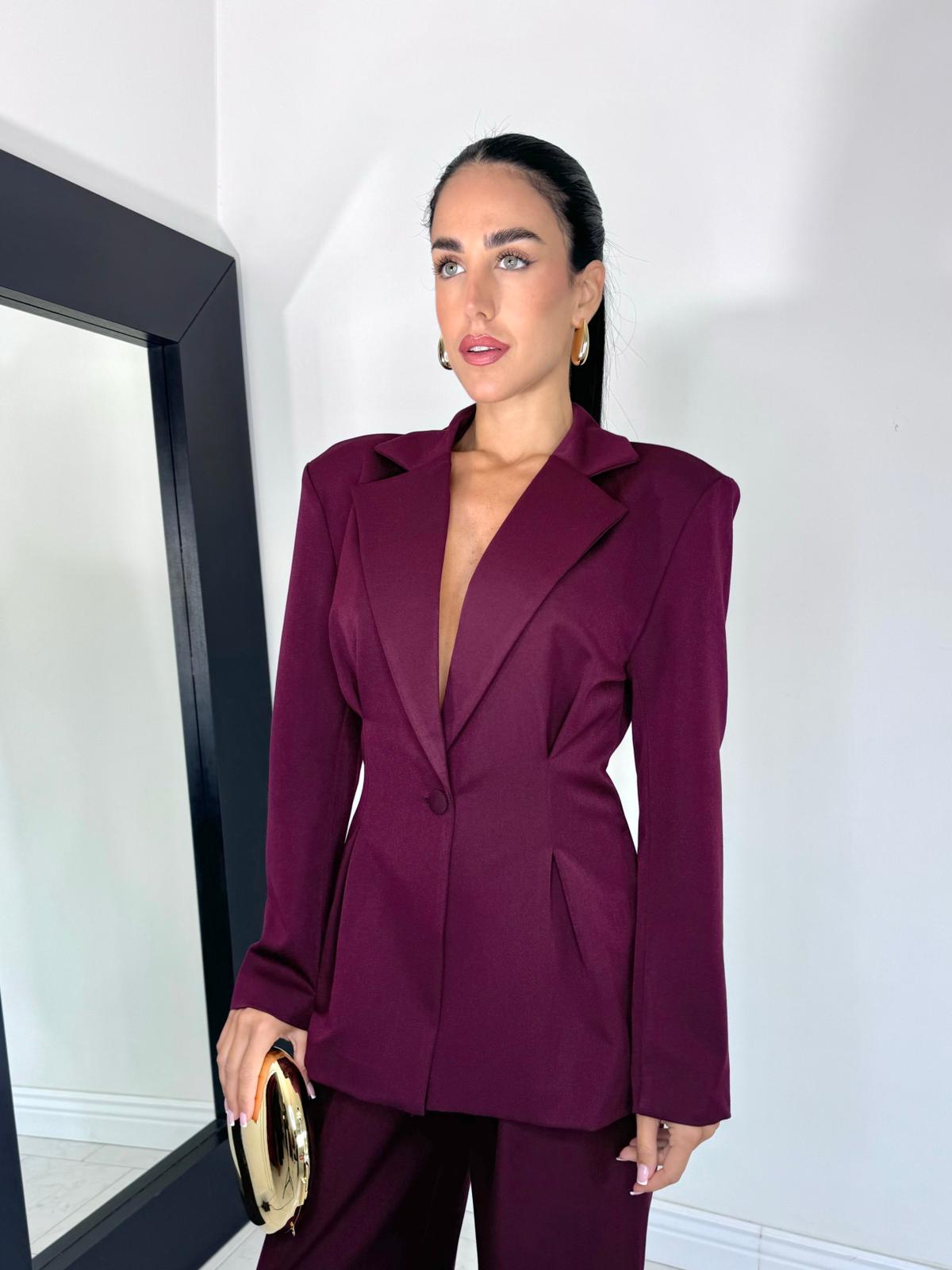 Tailleur Royal bordeaux