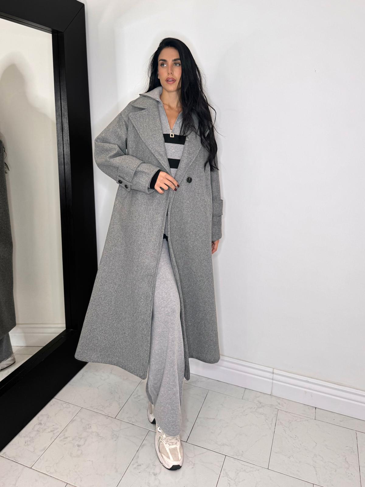 Cappotto Giulia grigio