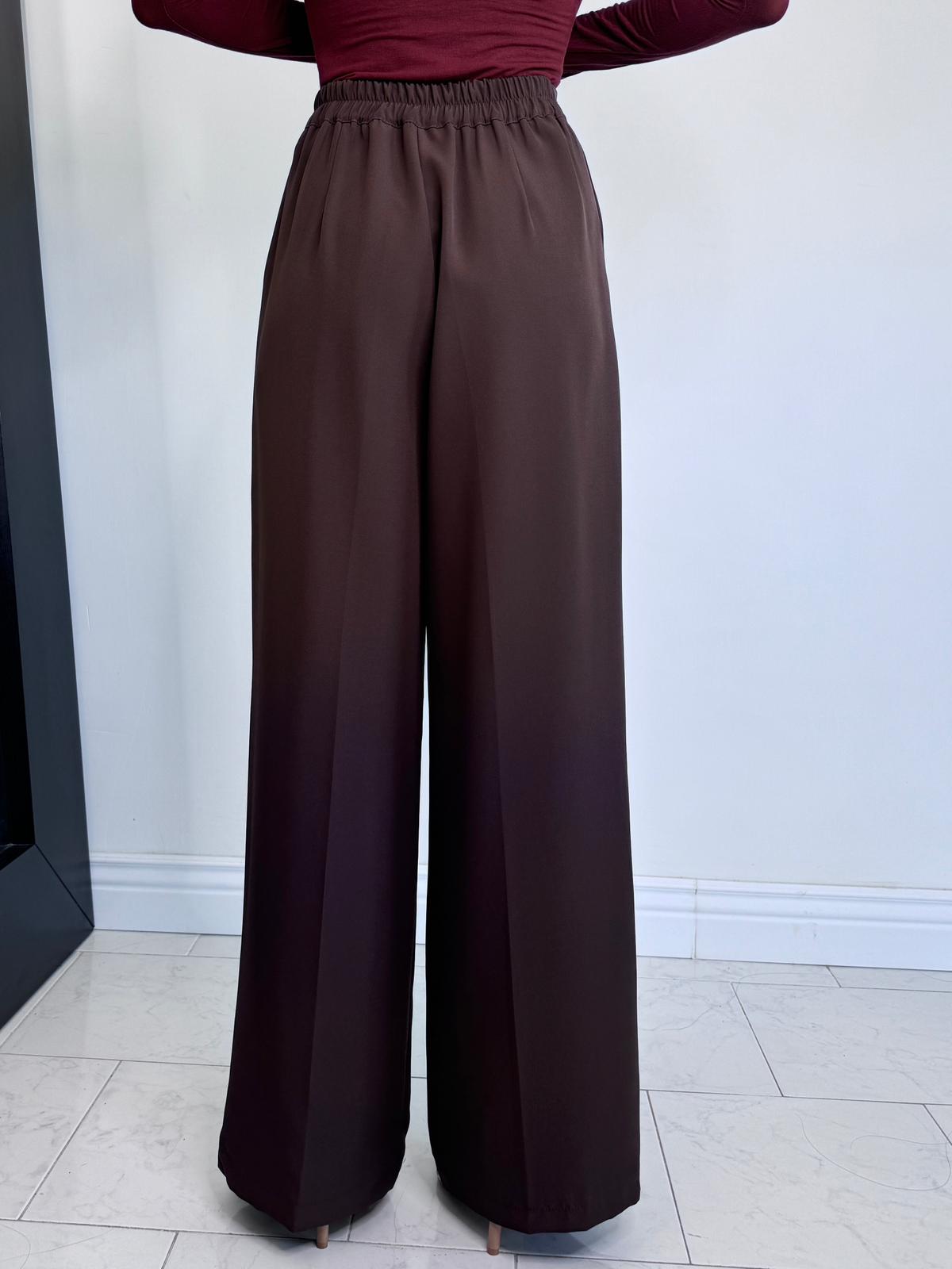 Pantalone classic marrone