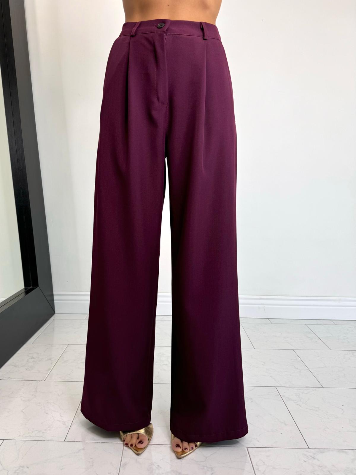 Cord set Diana bordeaux