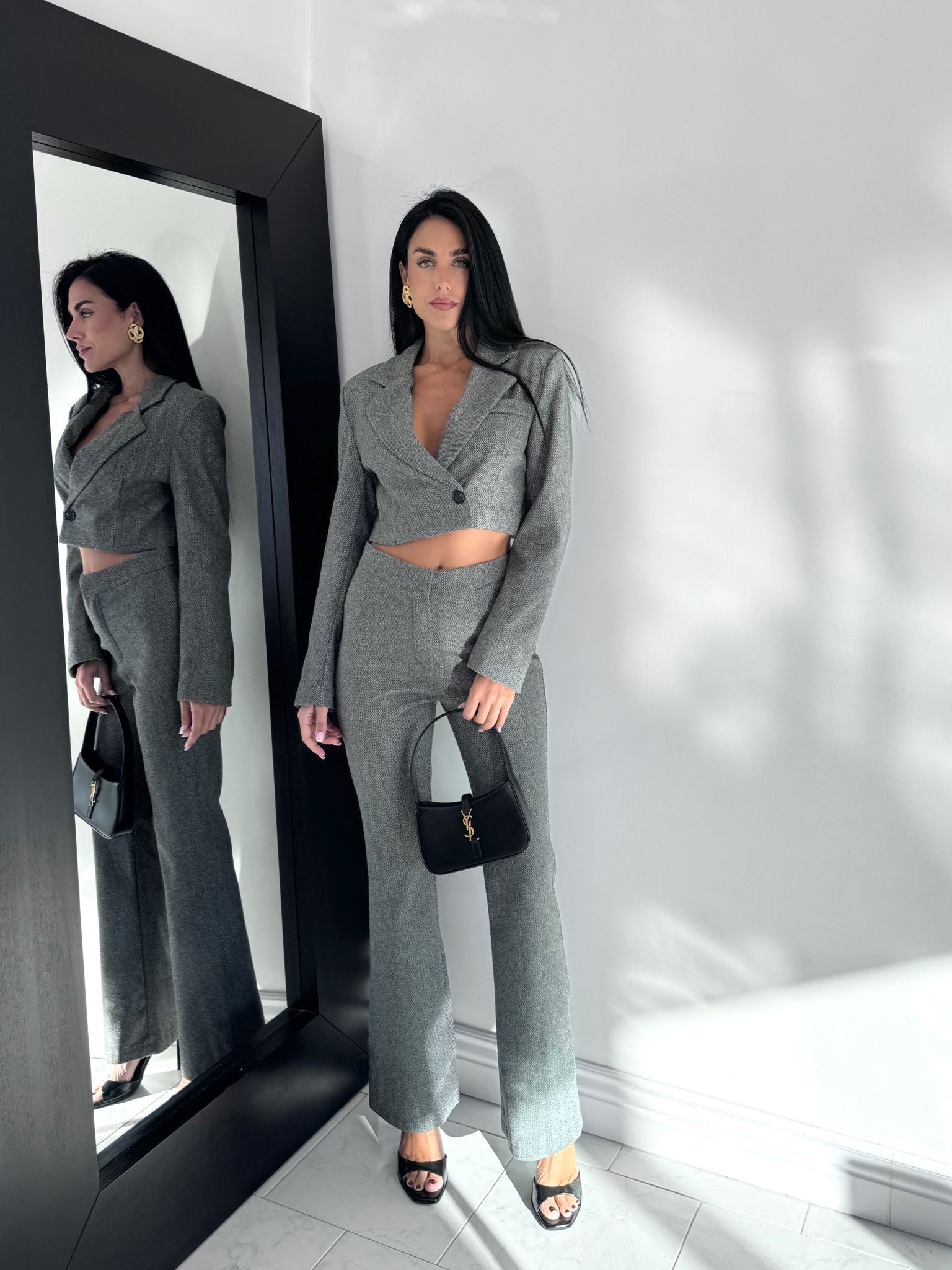 Cord set paris grigio