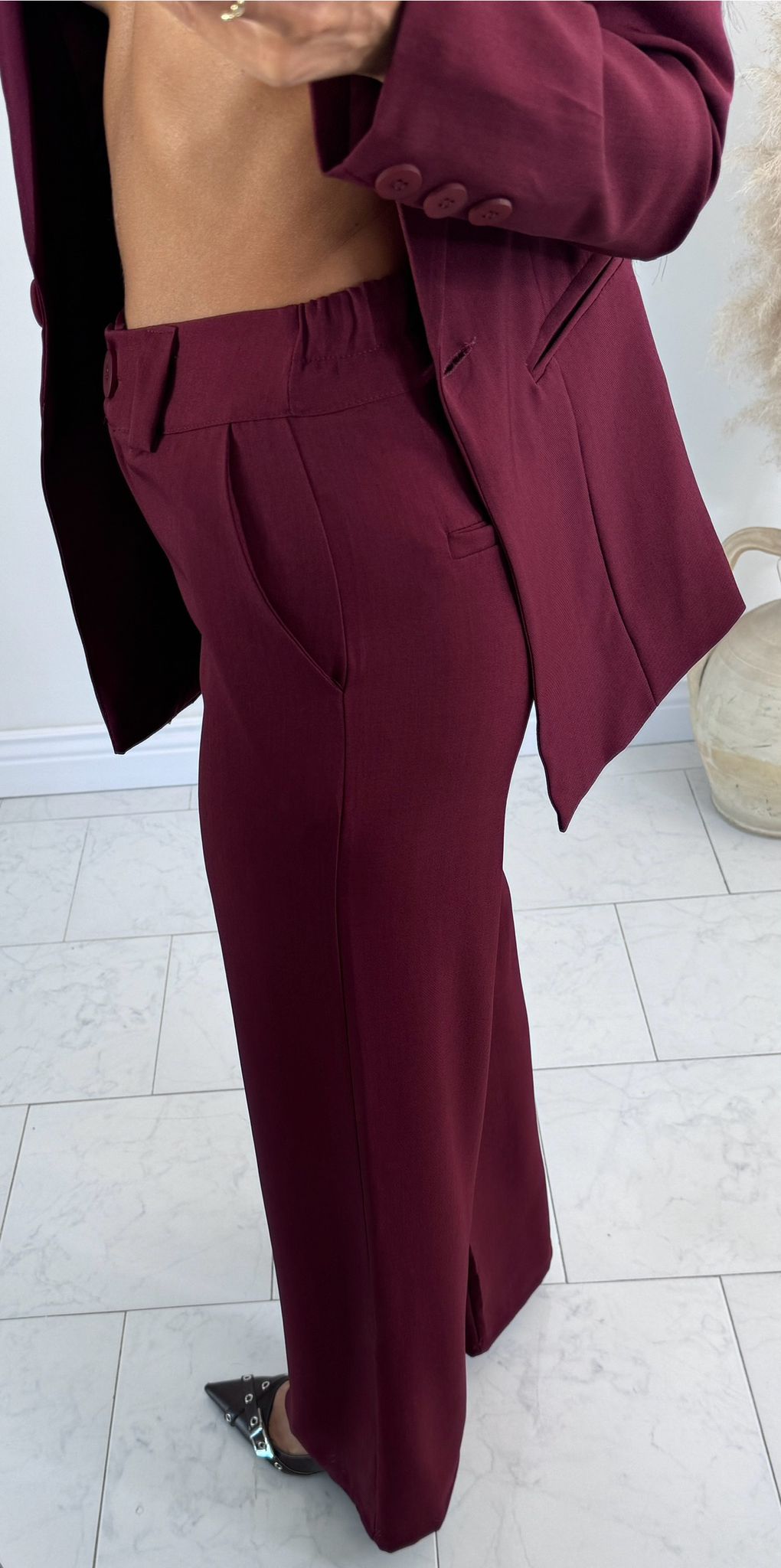 Tailleur madame bordeaux