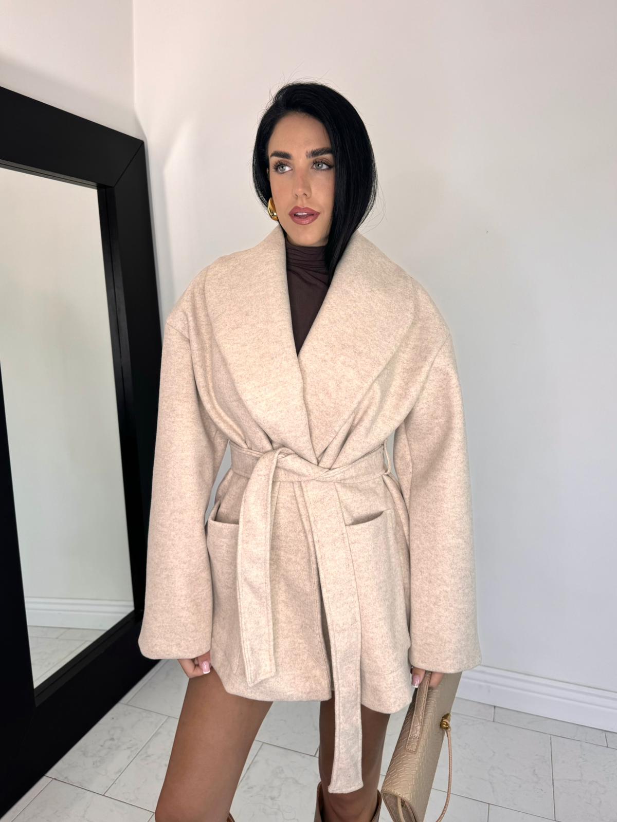 Cappotto Olivia beige