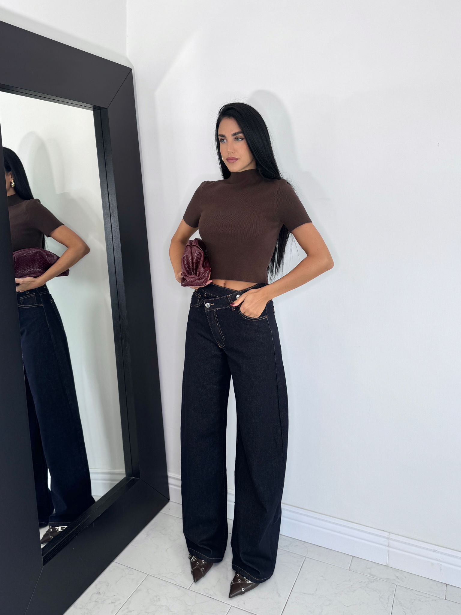 Jeans imperdibile balloon