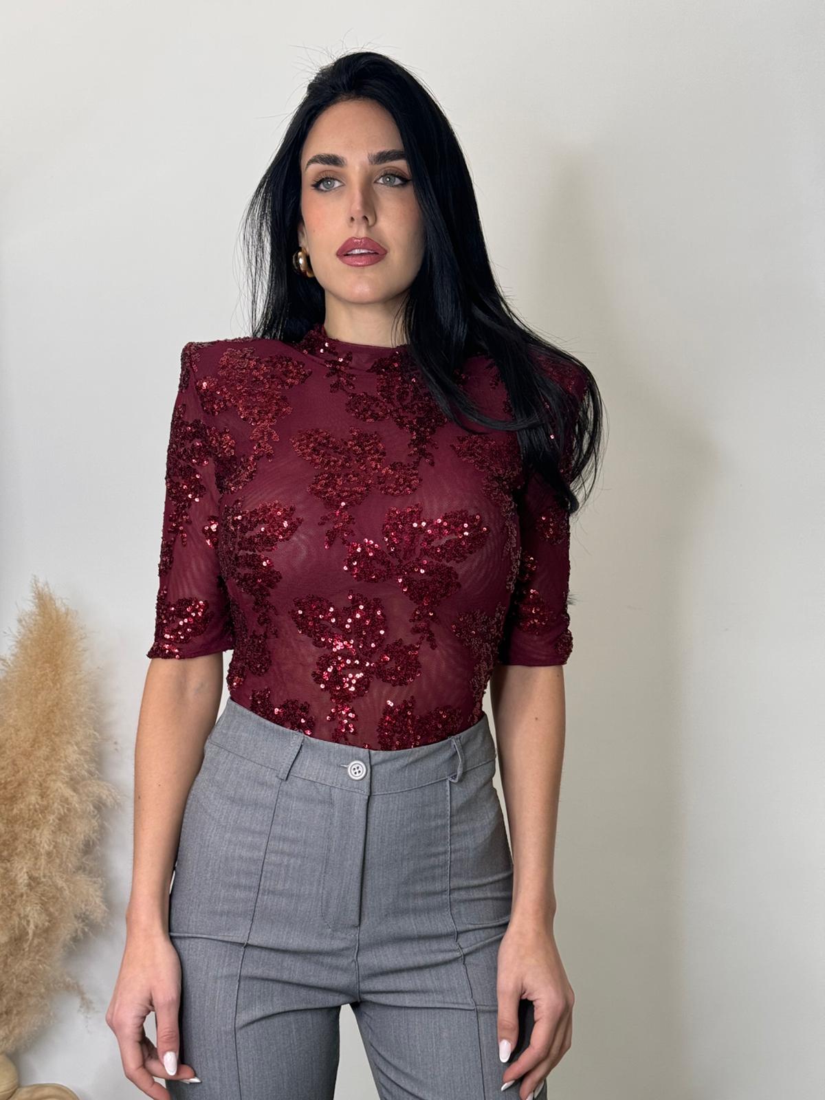 Body spalline bordeaux