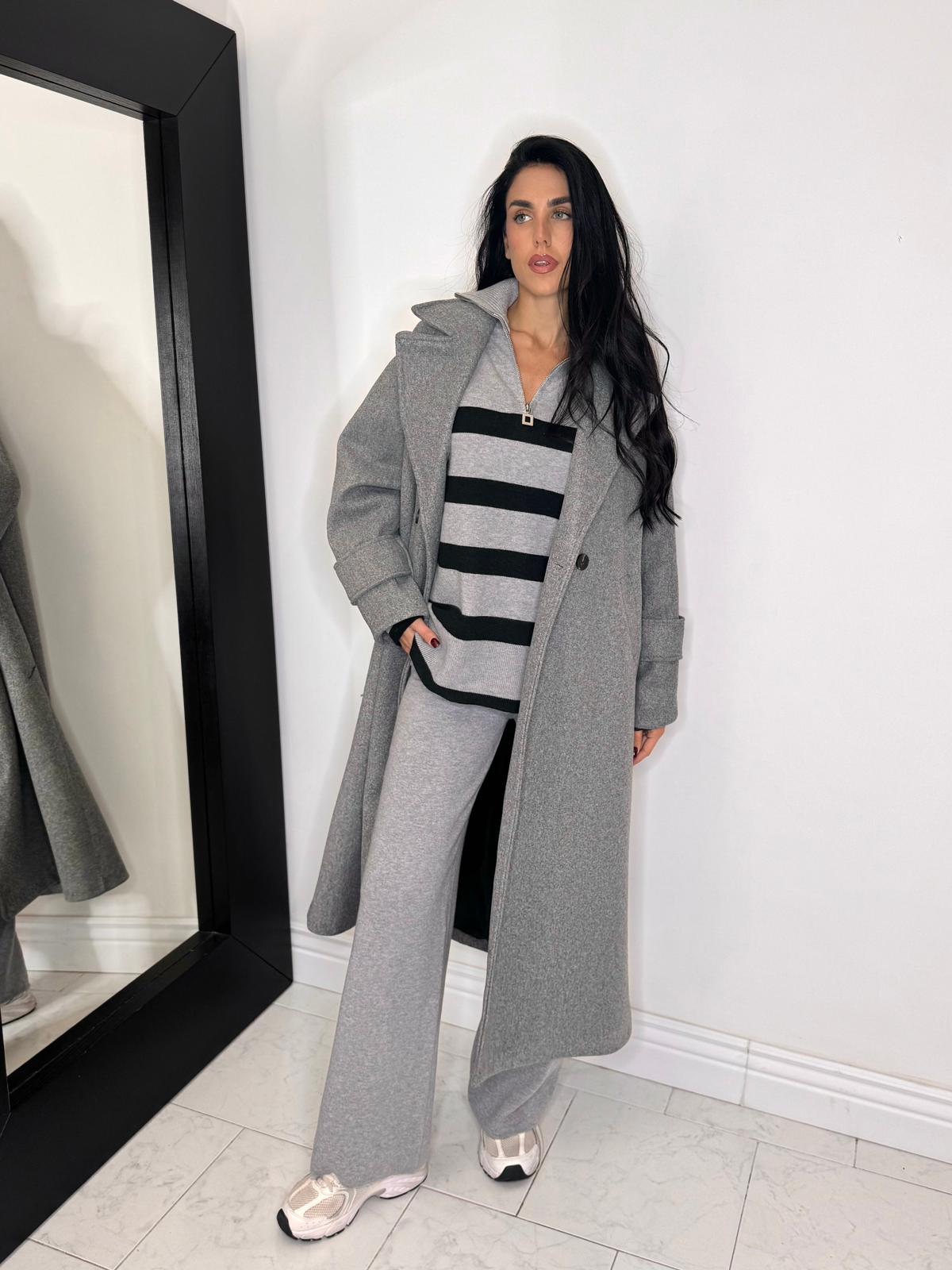 Cappotto Giulia grigio