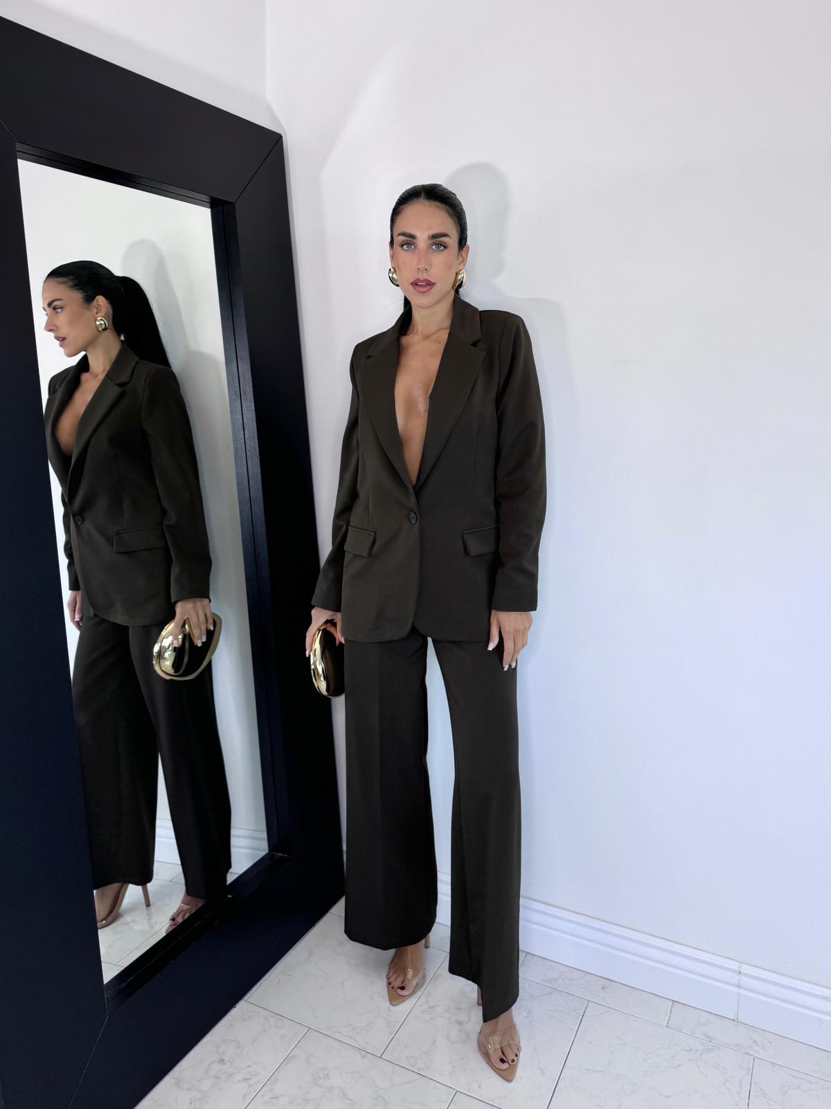 Tailleur formidable marrone