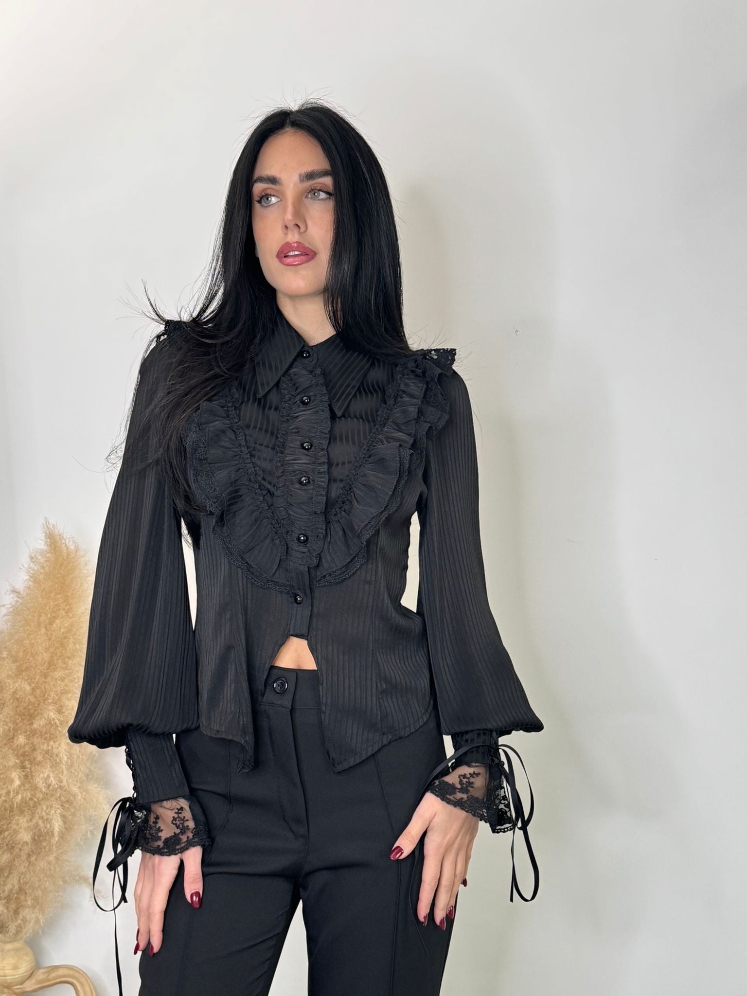Camicia marylin nera