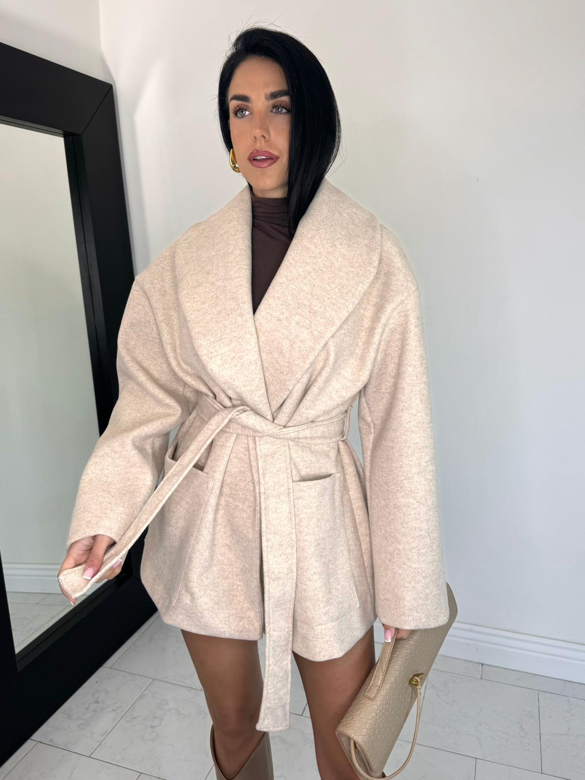 Cappotto Olivia beige