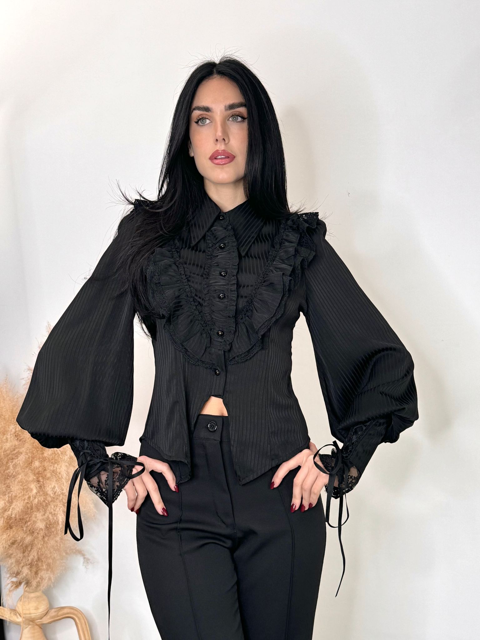 Camicia marylin nera