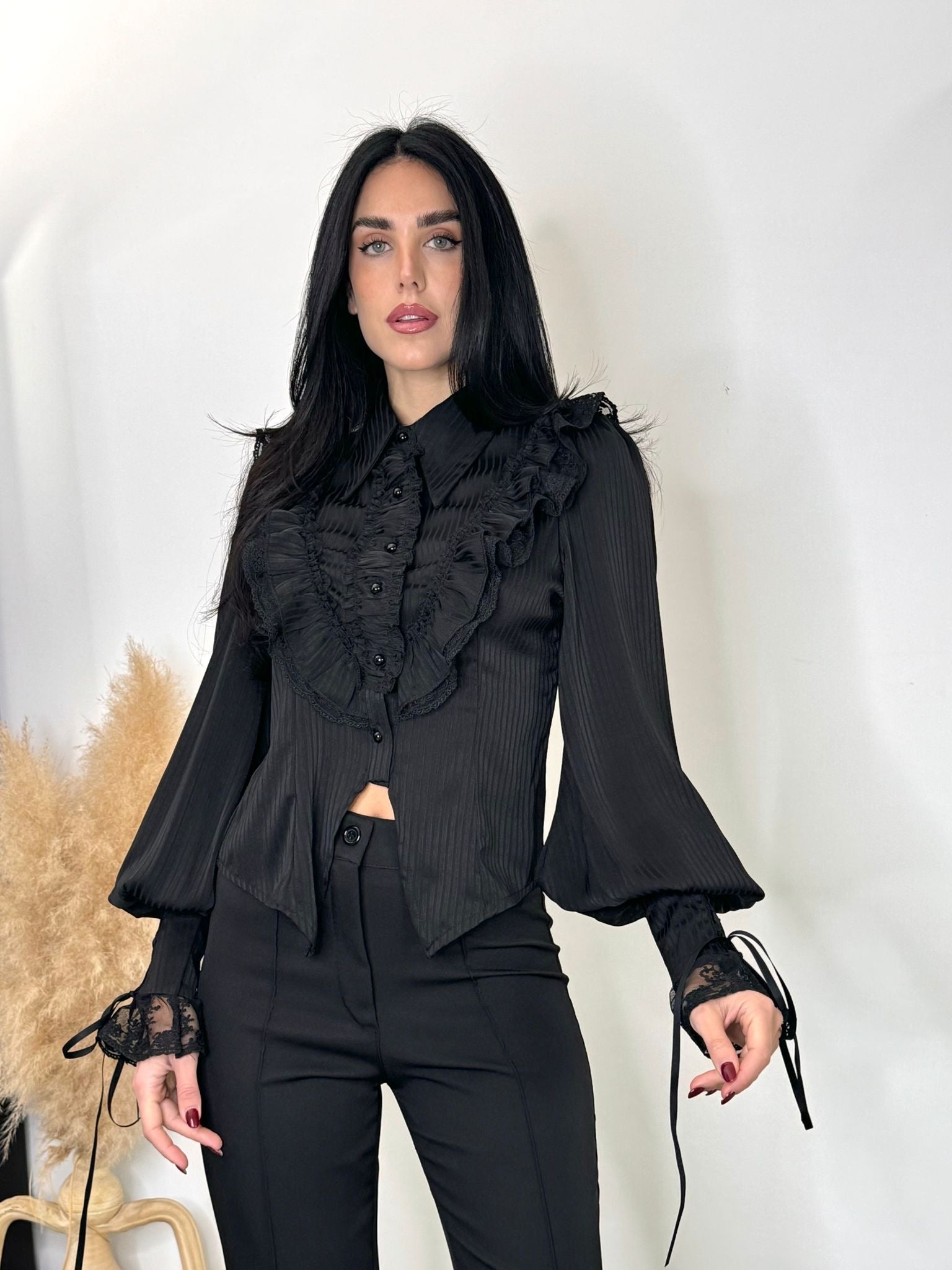 Camicia marylin nera