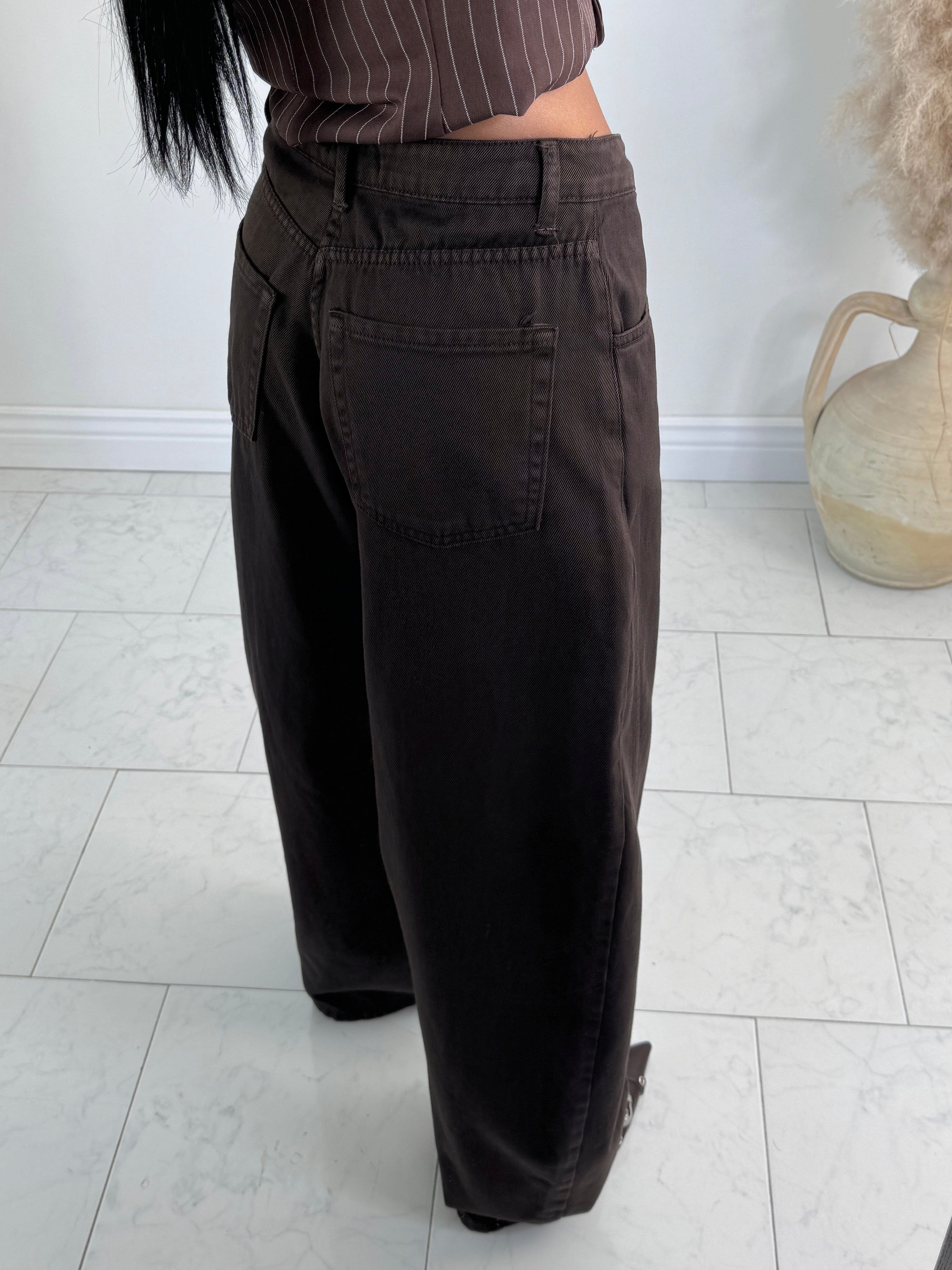 Jeans balloon 2.0 marrone