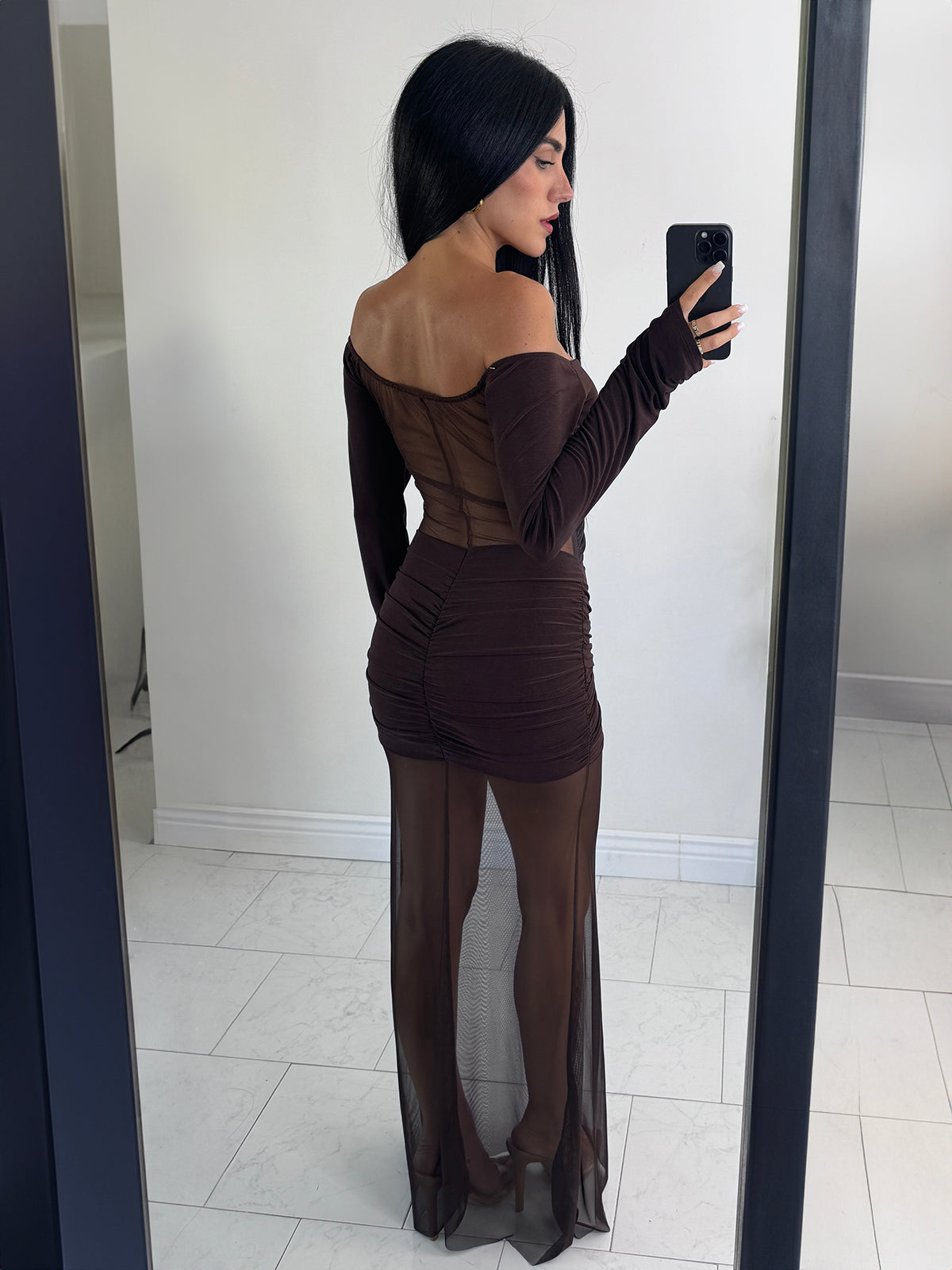 Abito lady marrone