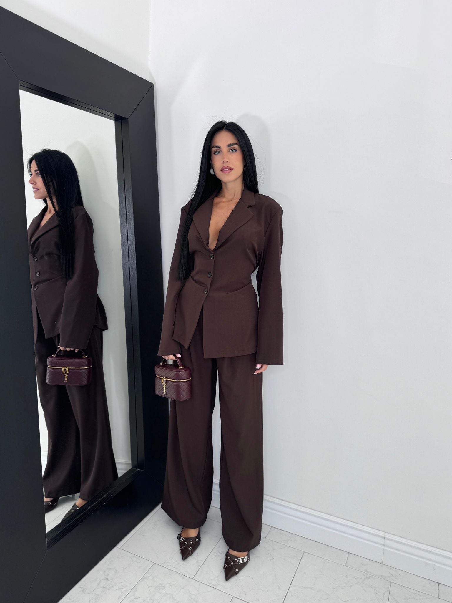 Cord set Diana marrone