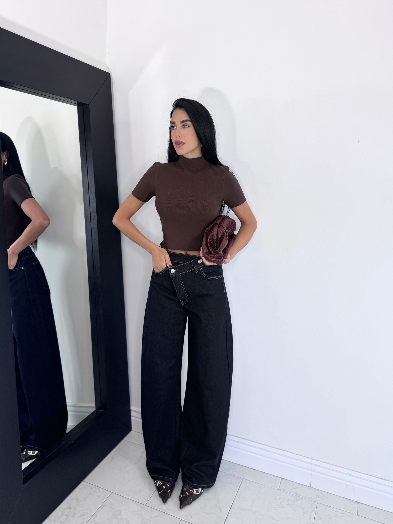 Jeans imperdibile balloon