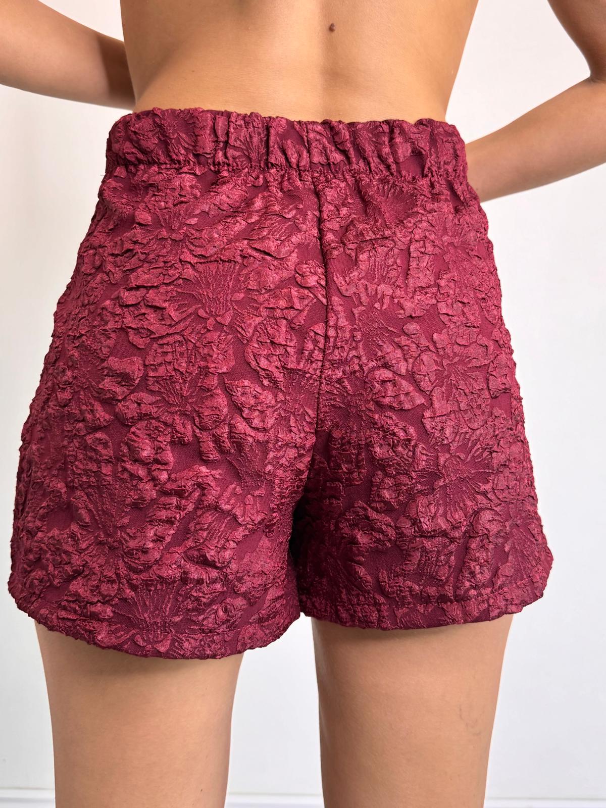 Cord set chic bordeaux