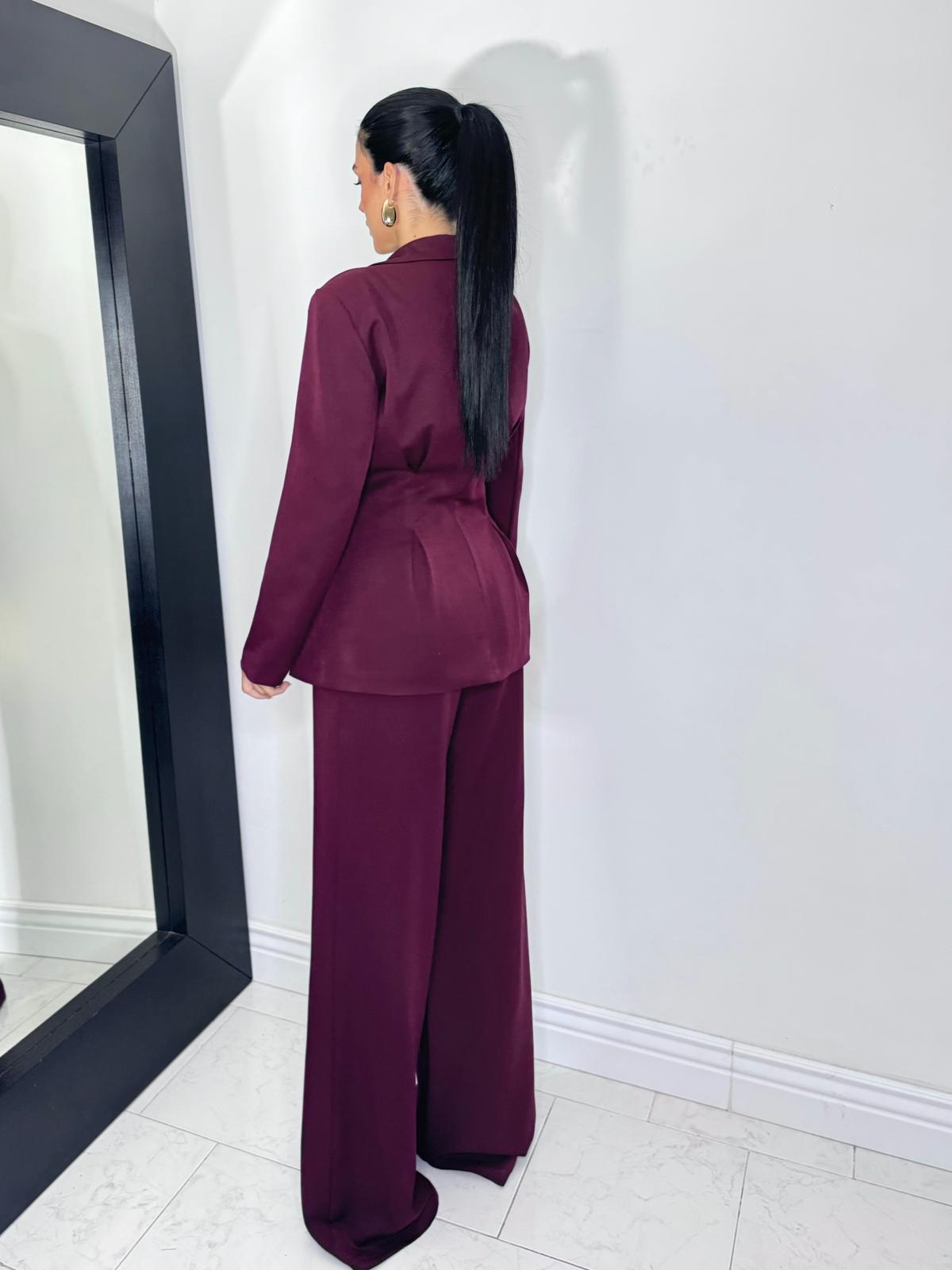 Tailleur Royal bordeaux
