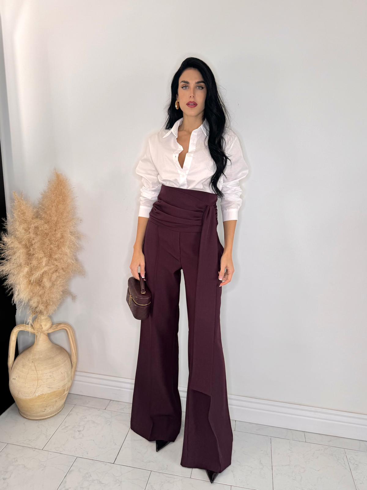 Pantalone Classic bordeaux