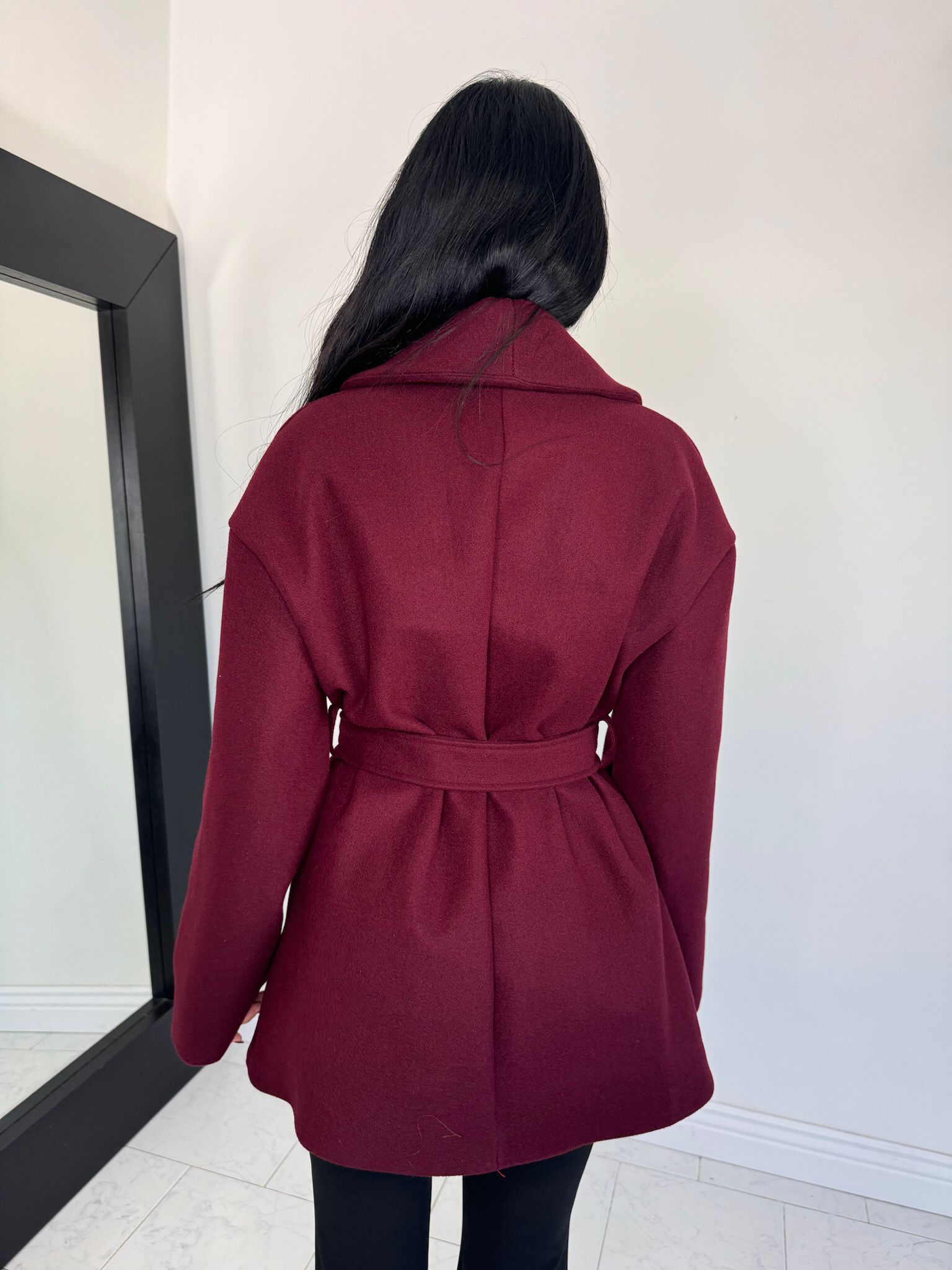 Cappotto Olivia bordeaux