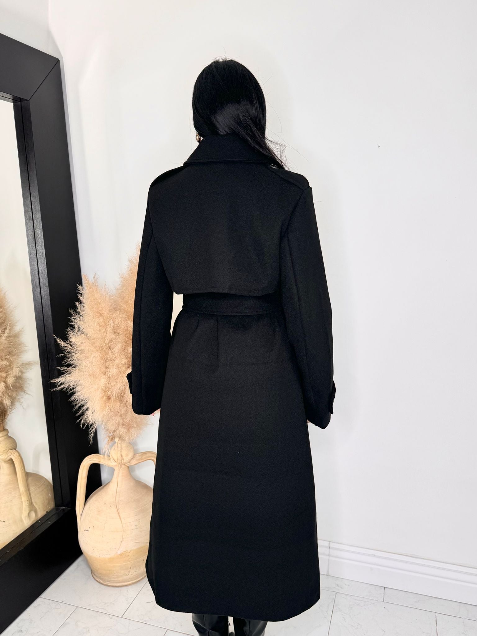 Cappotto essencial nero