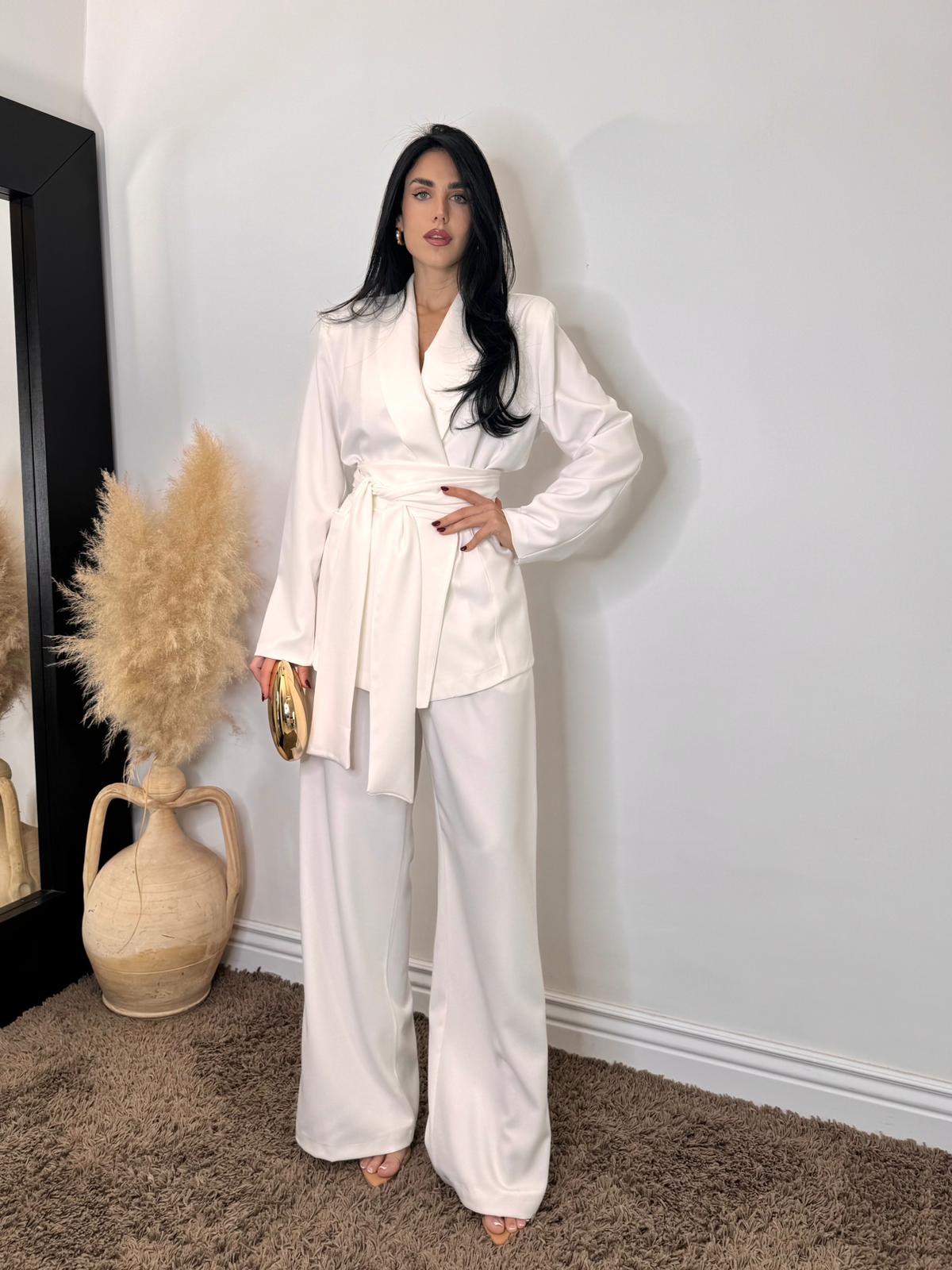 Tailleur graduation white