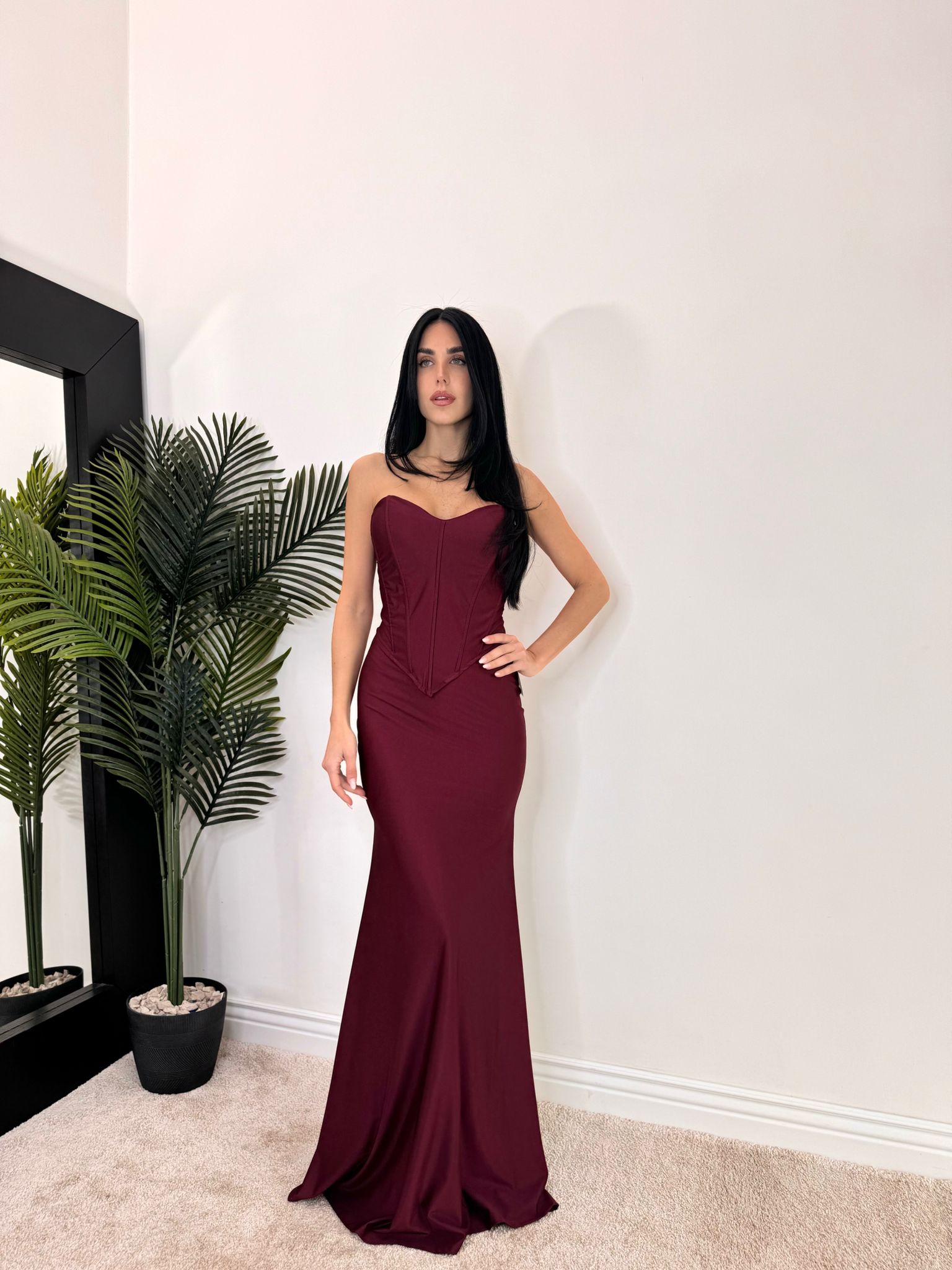 Cord set sirena bordeaux