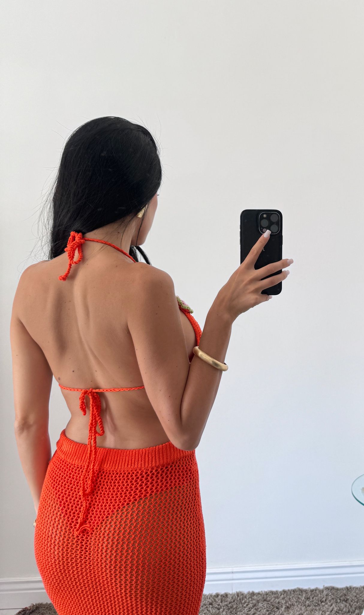 Copri costume tropicana arancione