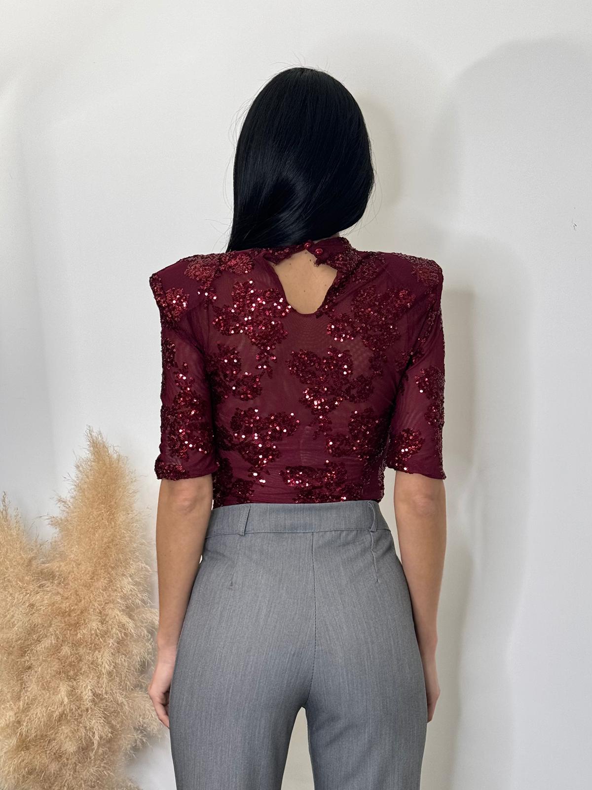 Body spalline bordeaux