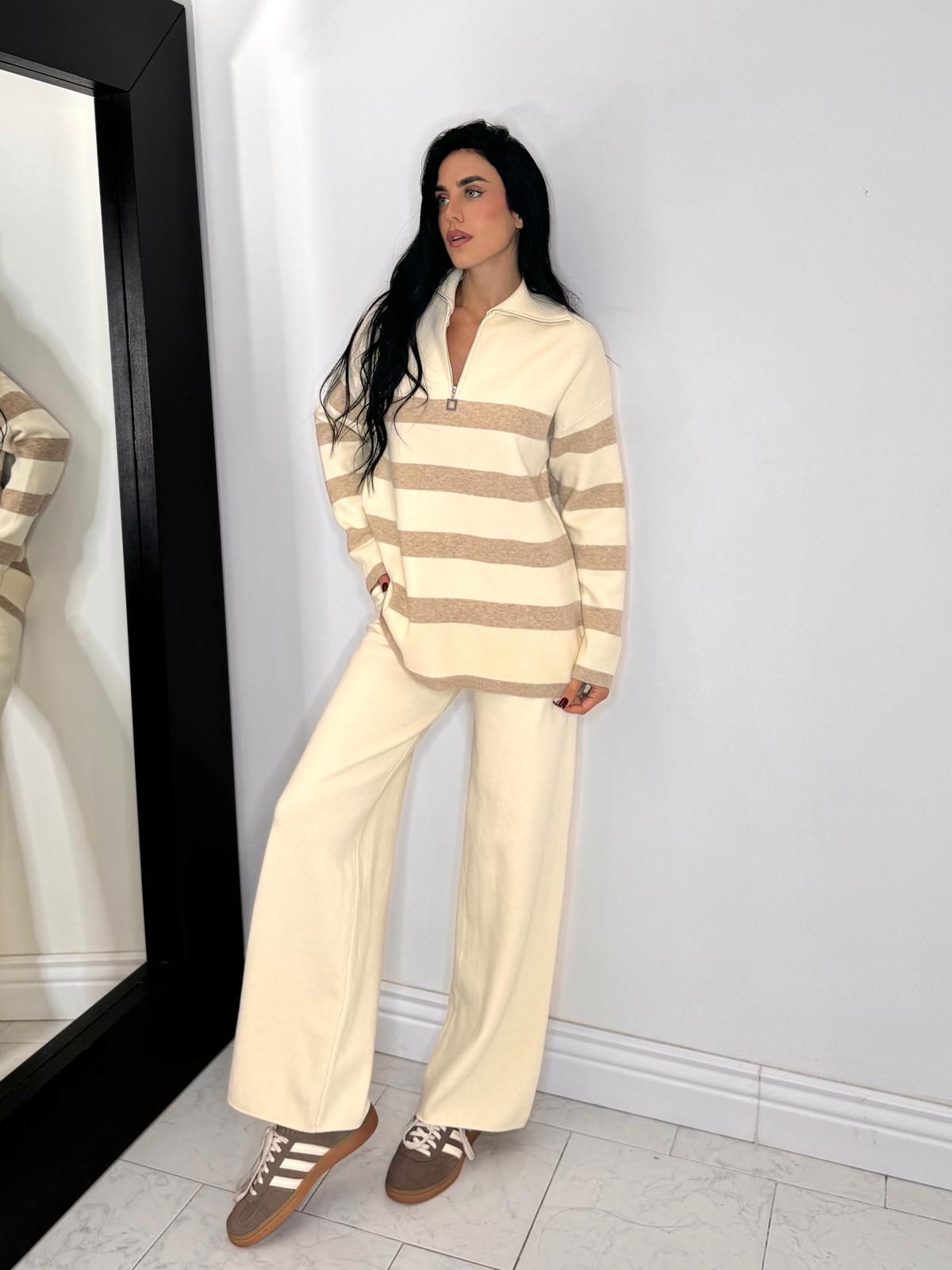 Cord set confy beige