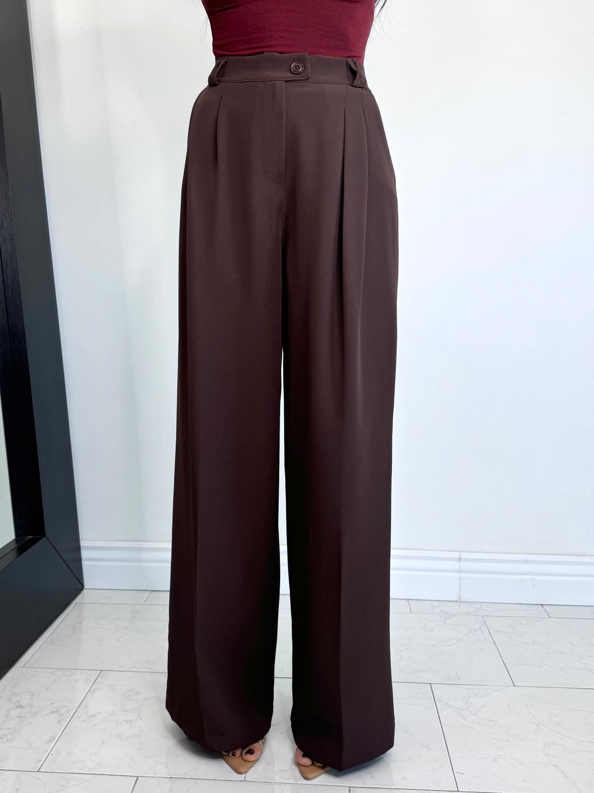 Pantalone classic marrone