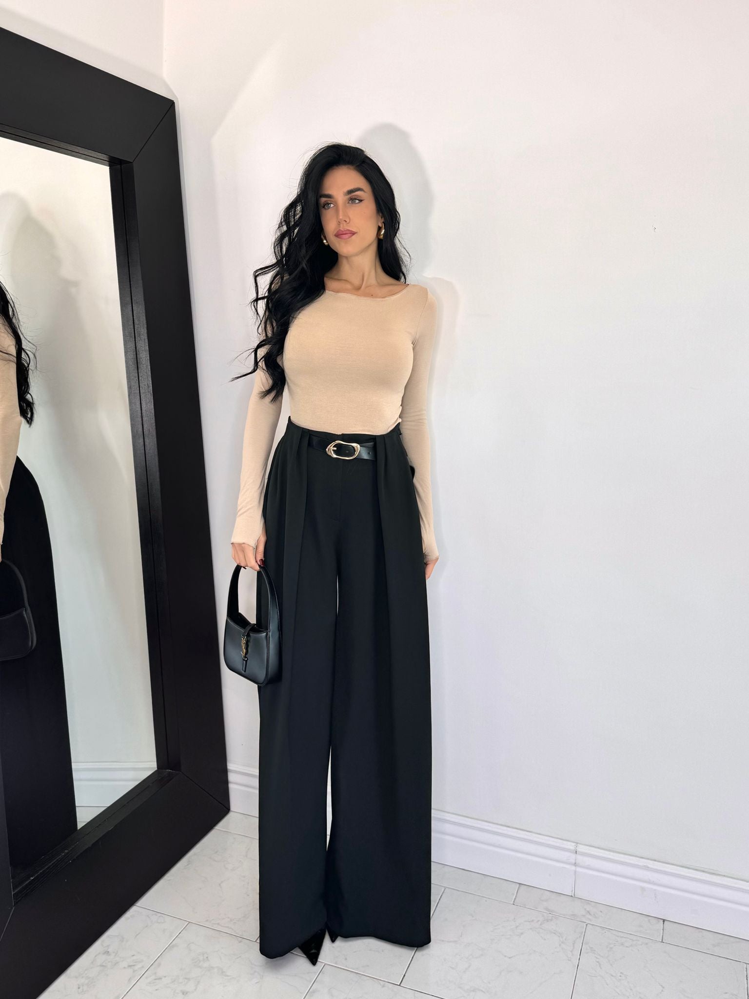 Pantalone Federica nero