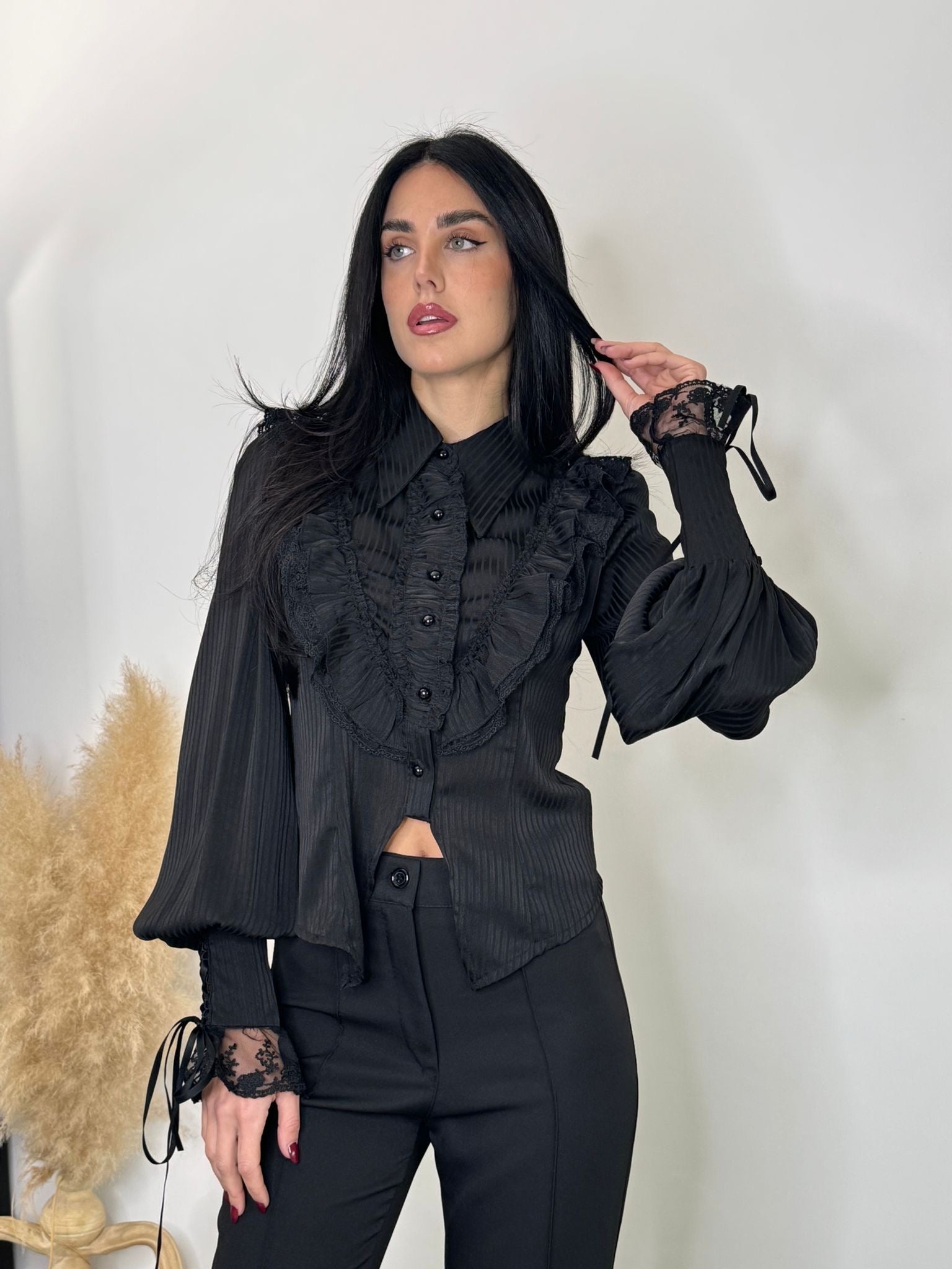 Camicia marylin nera