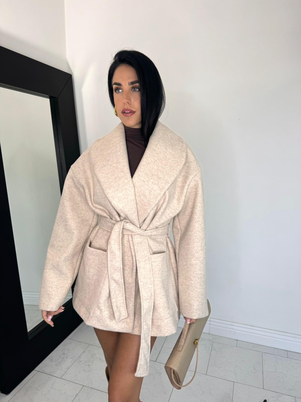 Cappotto Olivia beige