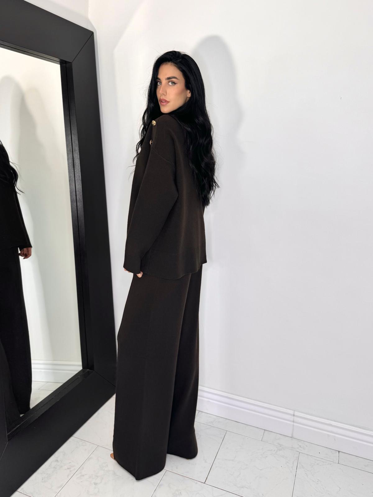 Cord set essence marrone