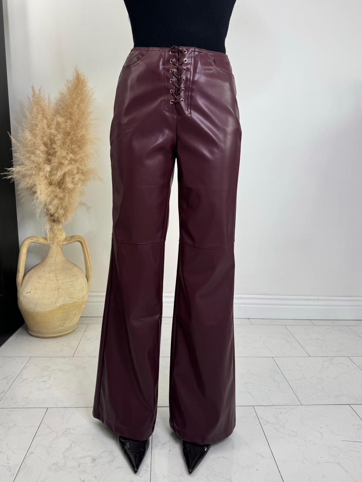Pantalone livia bordeaux