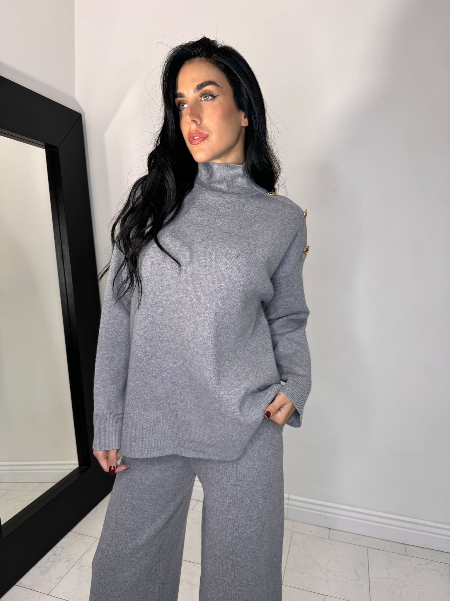 Cord set essence grigio