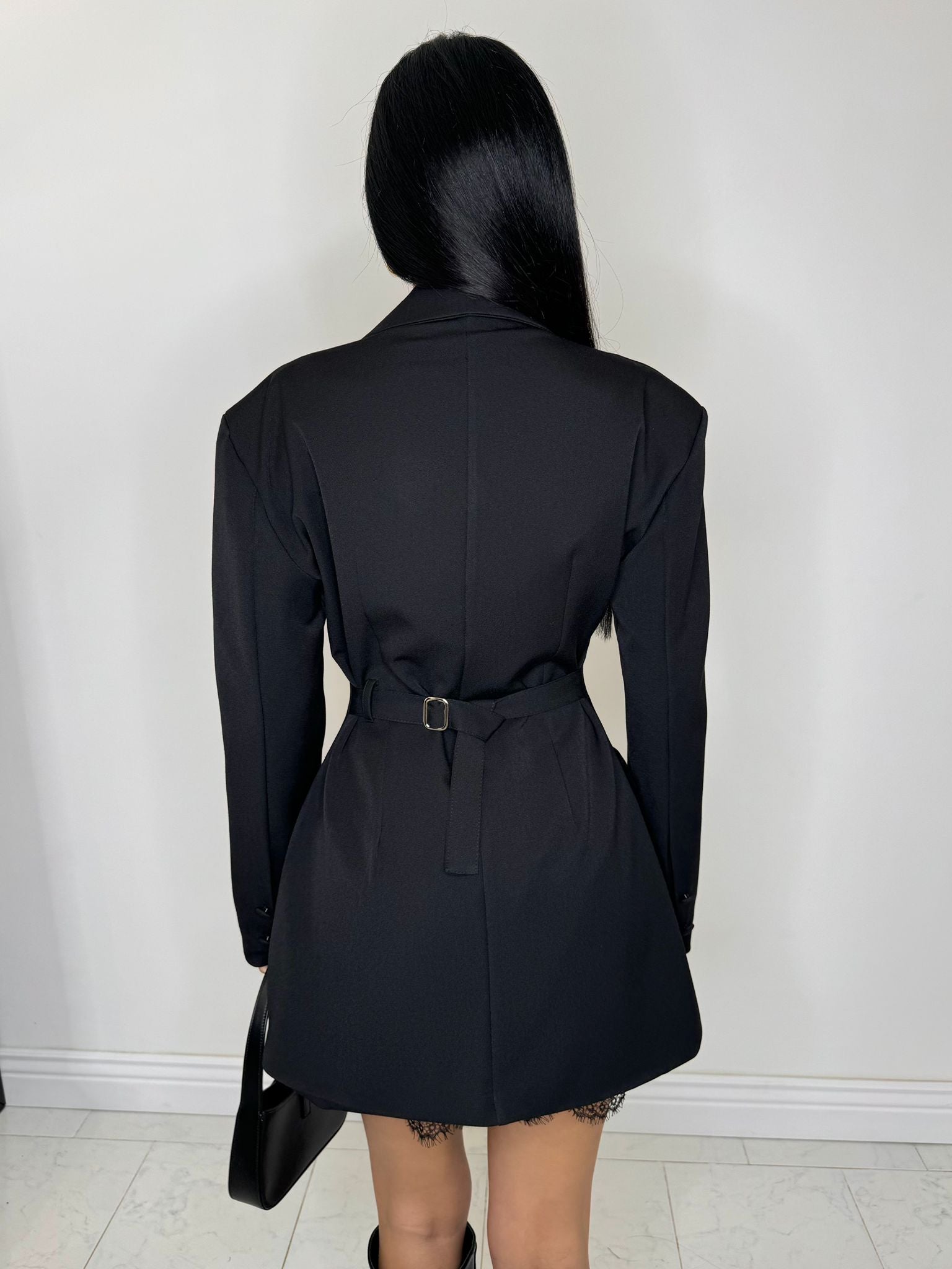 Blazer dress essence nero