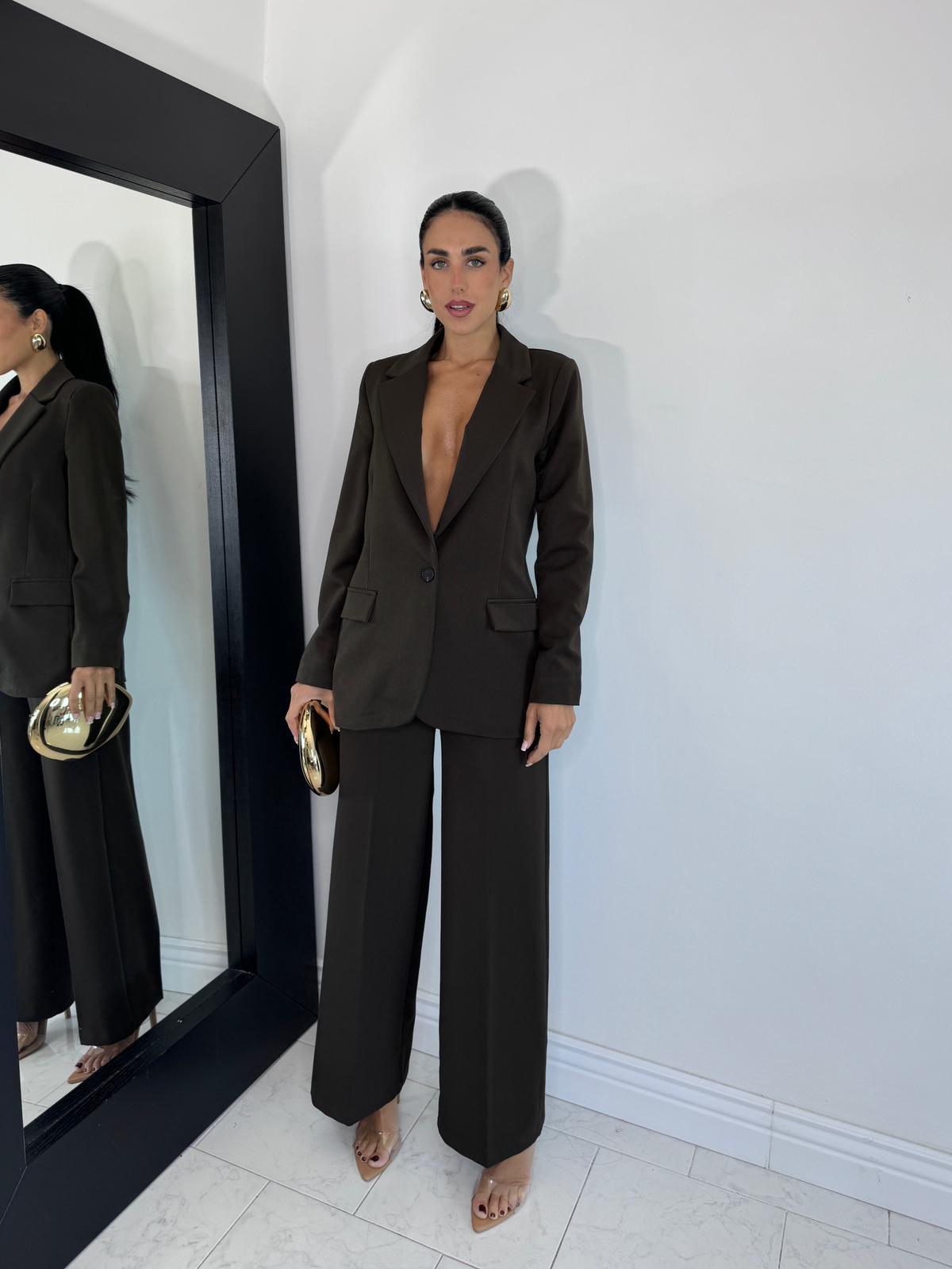 Tailleur formidable marrone