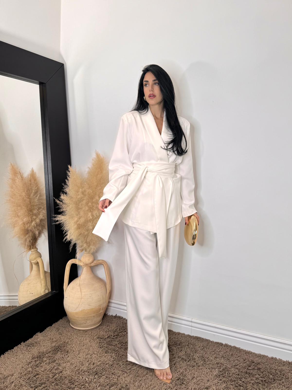 Tailleur graduation white