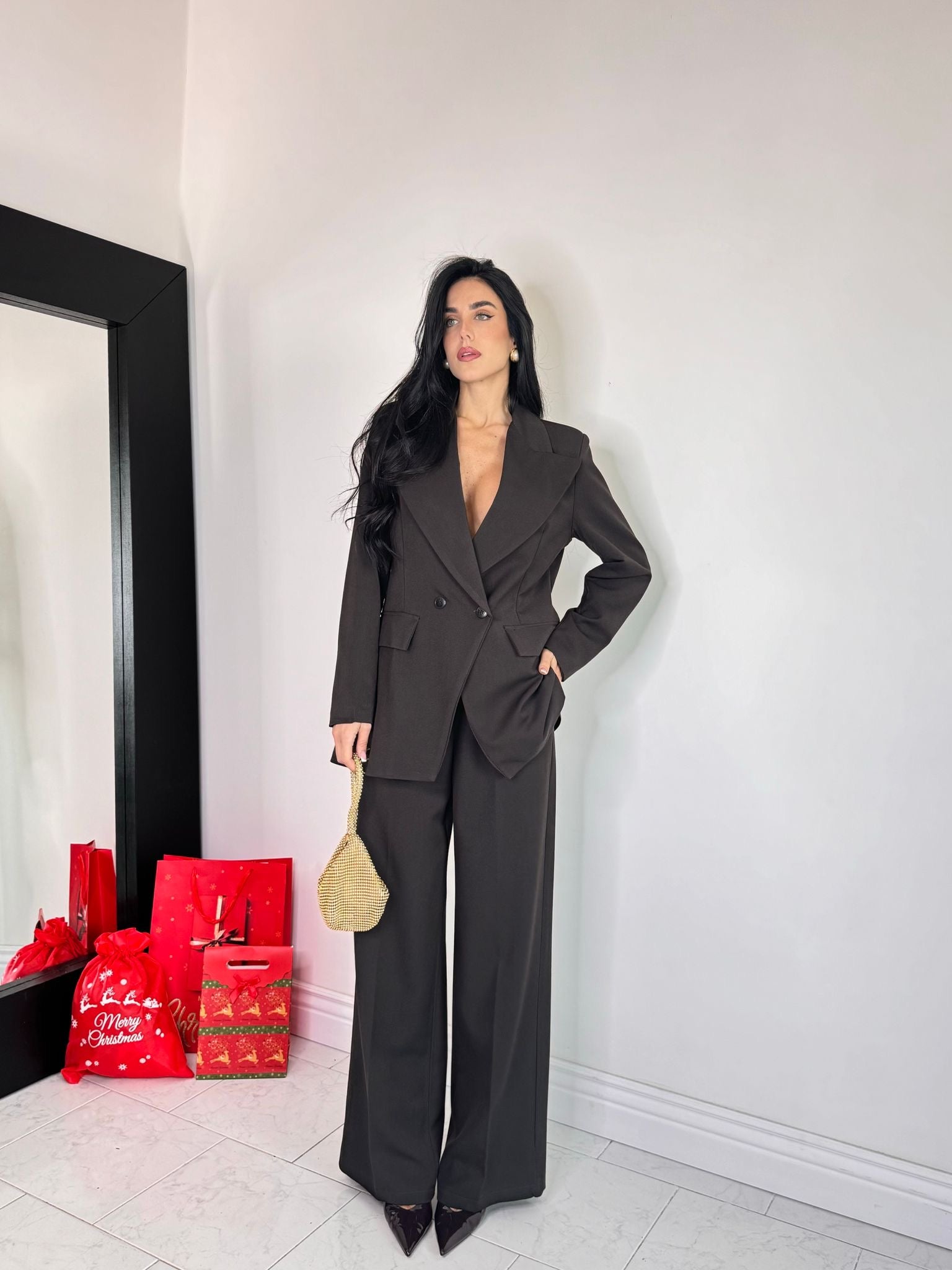 Tailleur exclusive marrone